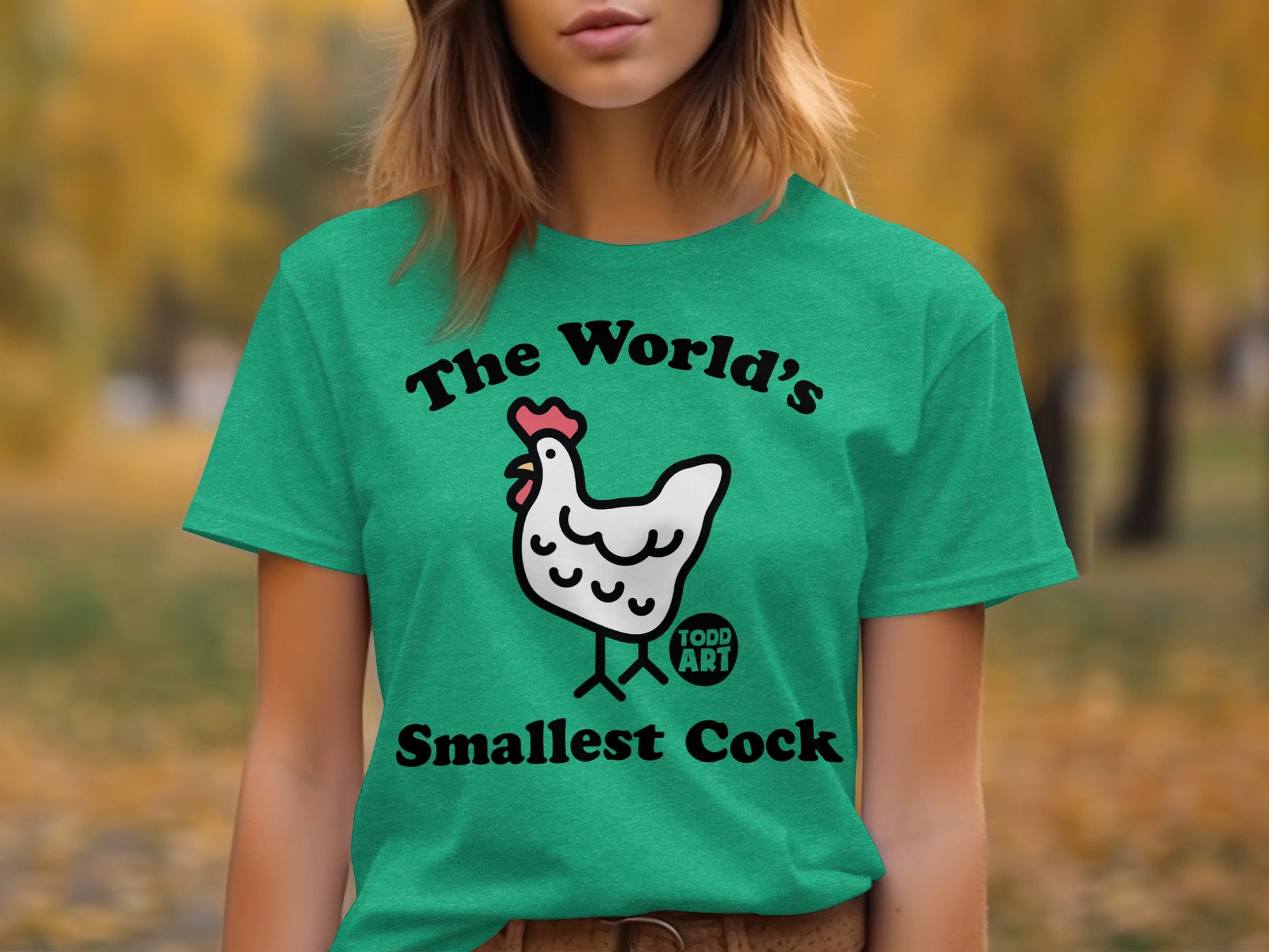 The World's Smallest Cock Todd Art T-Shirt