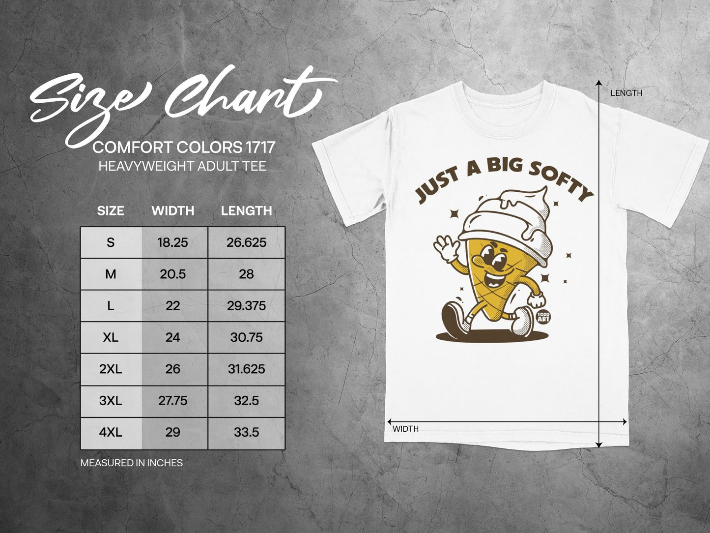 Just A Big Softy Comfortable Adult Tee