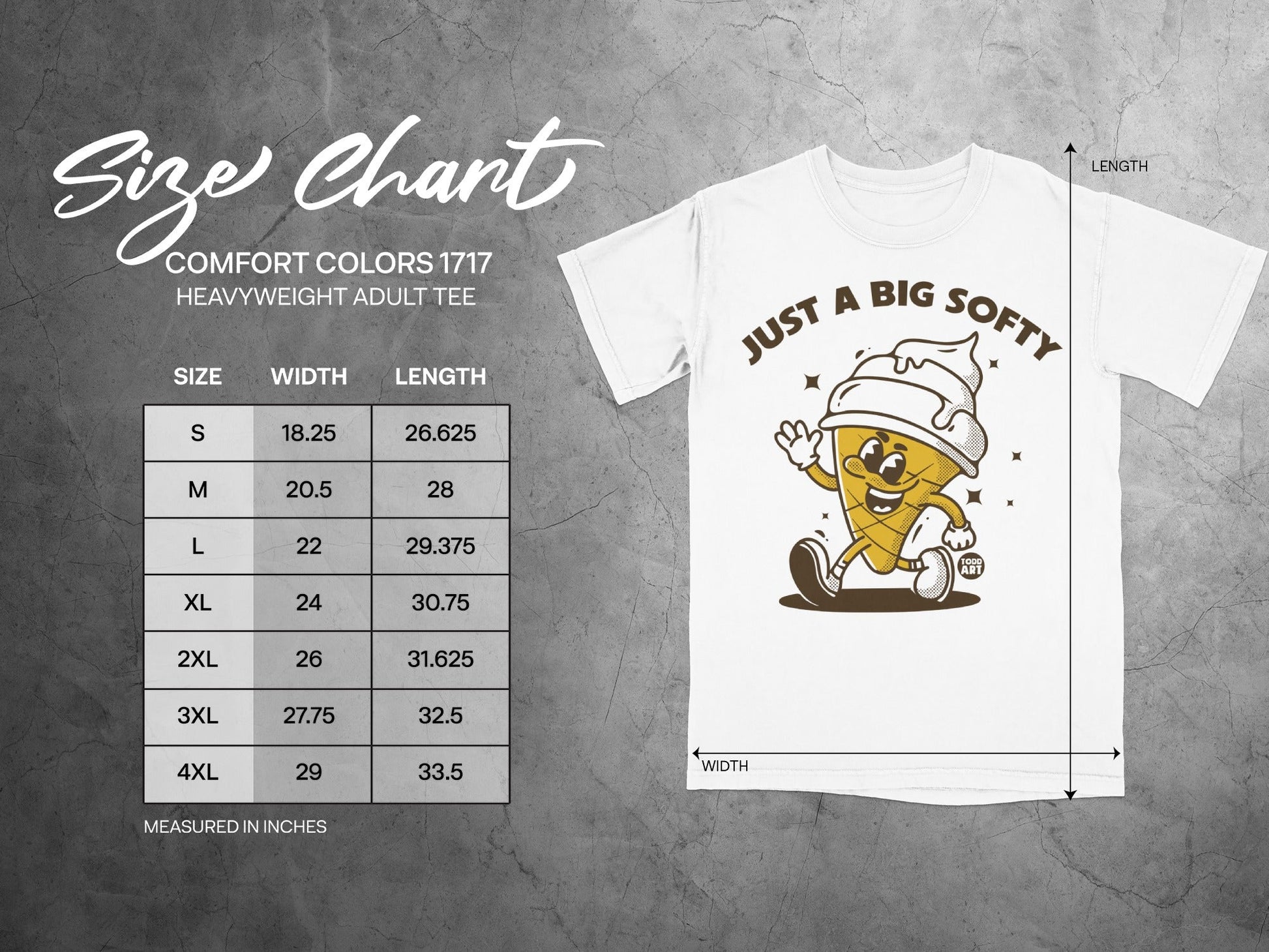 Just A Big Softy Comfortable Adult Tee