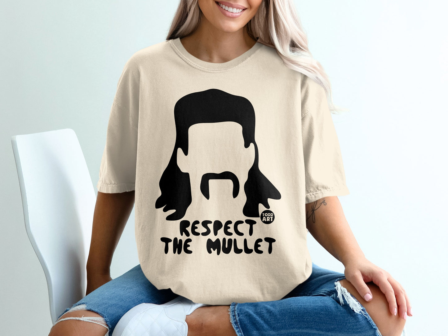 RESPECT THE MULLET Graphic Silhouette Cool product type