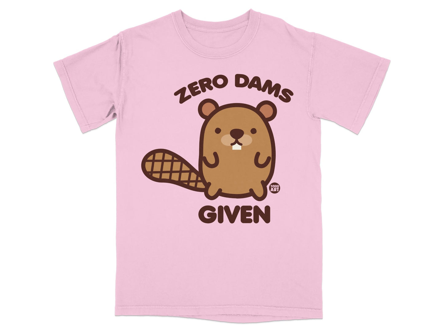 Zero Dams Given Beaver Graphic T-Shirt