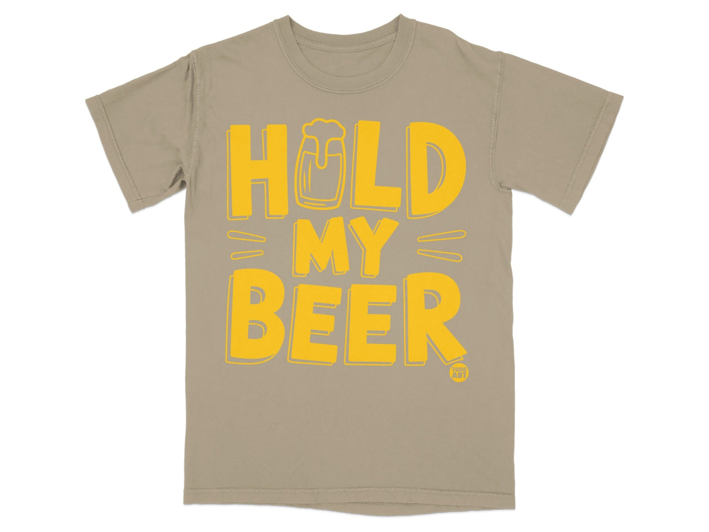 Hold My Beer Graphic Tee Shirt with Bold Design