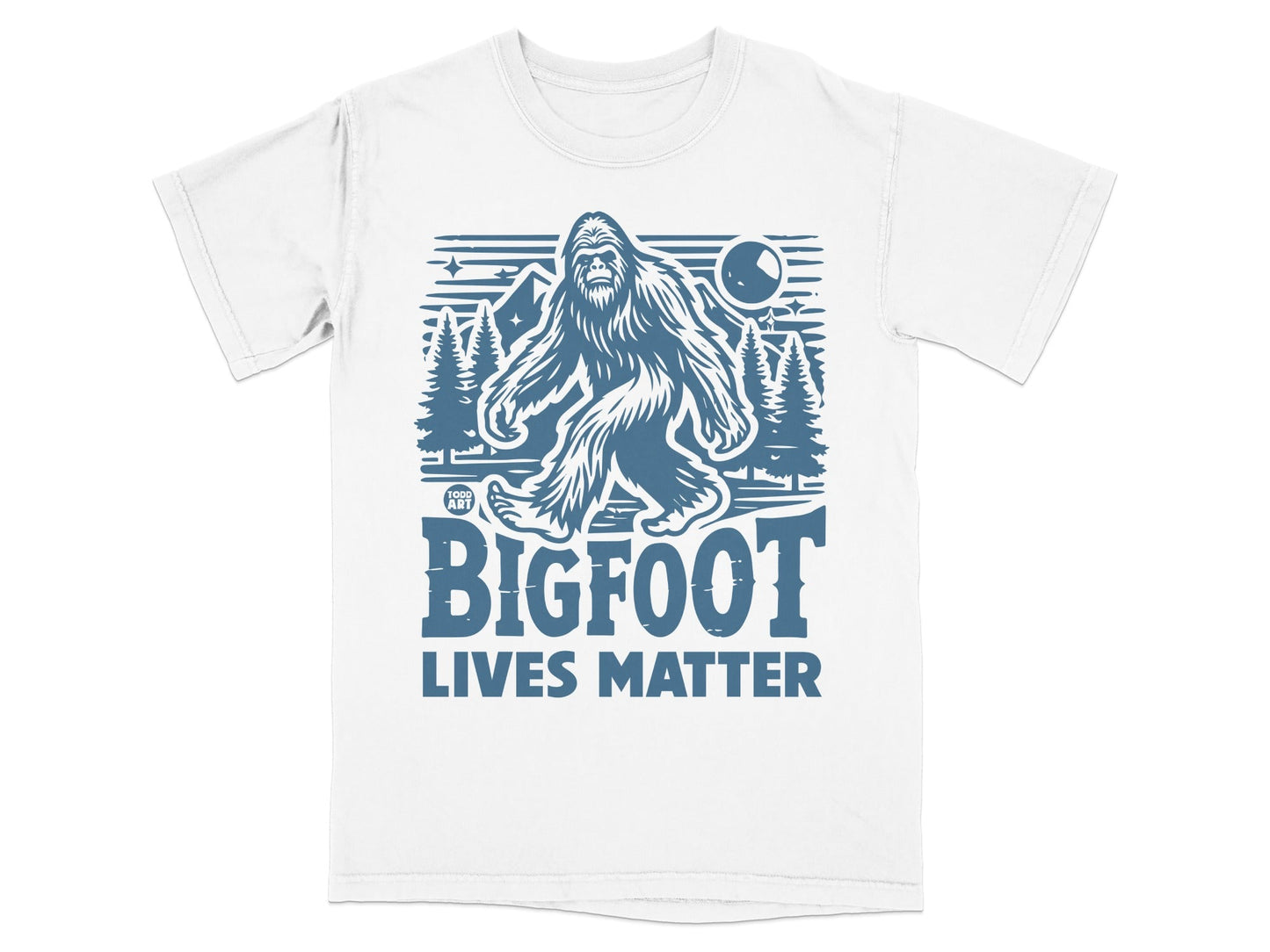Bigfoot Lives Matter Graphic T-shirt Apparel