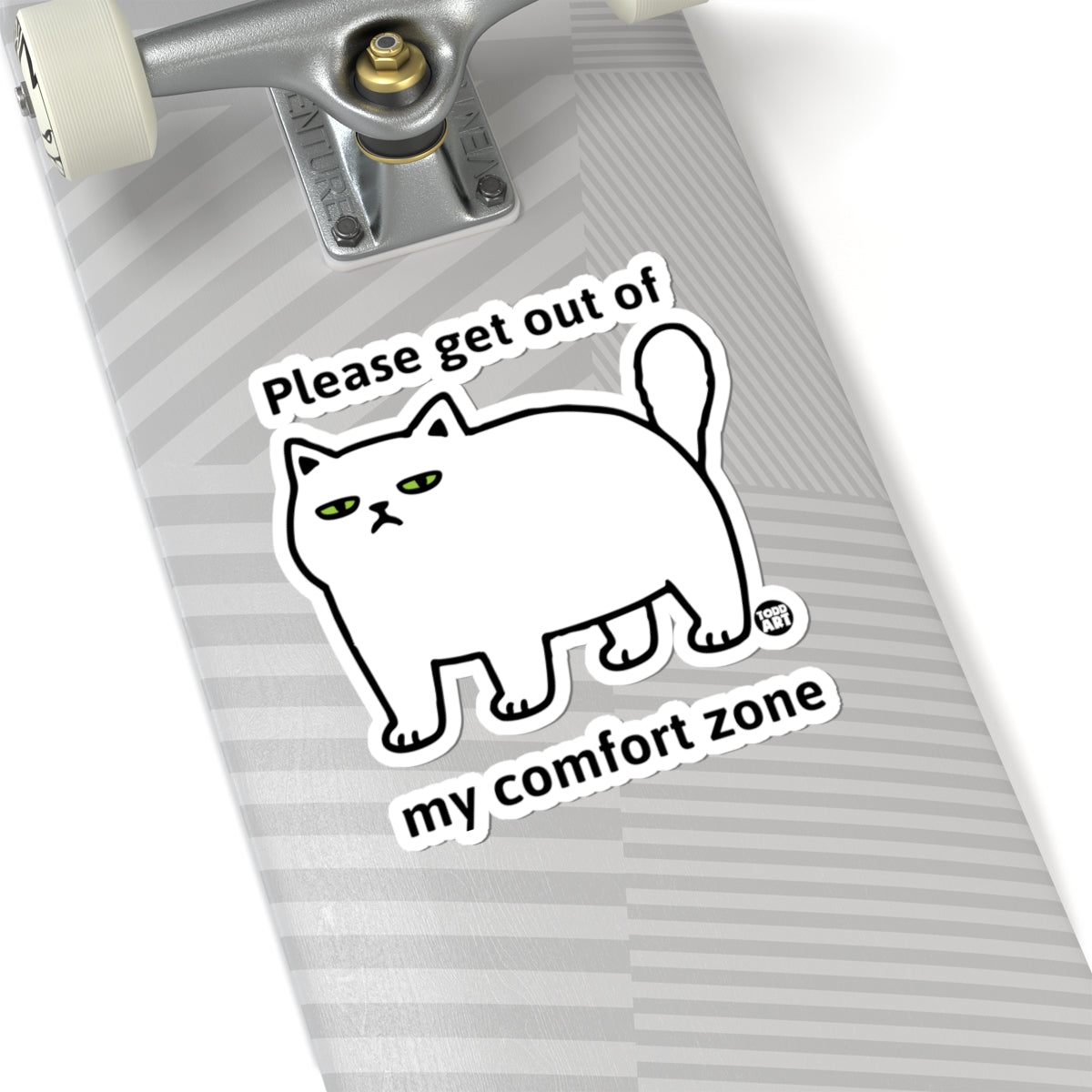 Leave Me AloneTodd Art Sticker