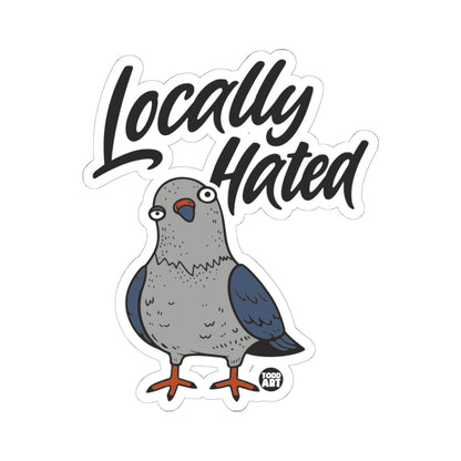 Locally HatedTodd Art Sticker