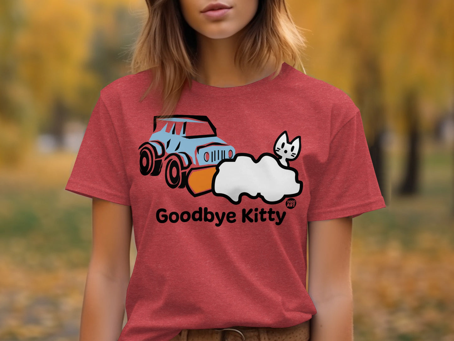 Goodbye Kitty Funny Graphic Shirt