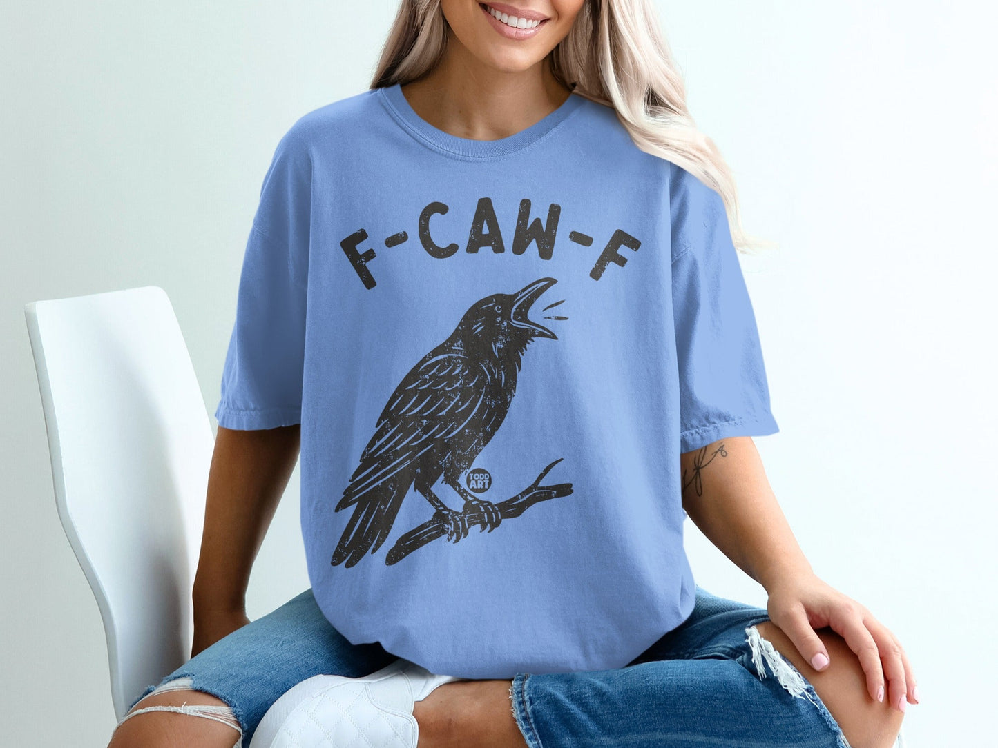 F-CAW-F Crow Graphic Tee Women's Shirt
