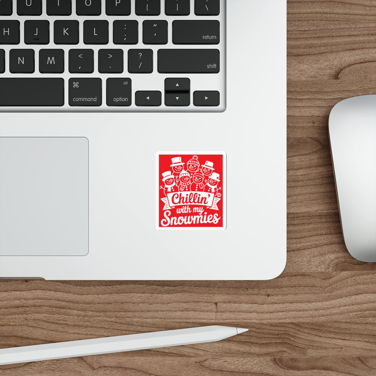 Chillin with my Snowmies Snowmen Group Fun Sticker 