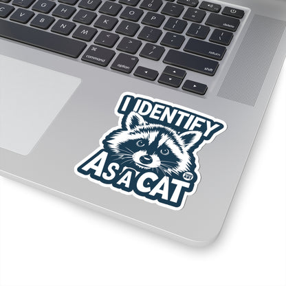 I Identify As A Cat Todd Art Sticker