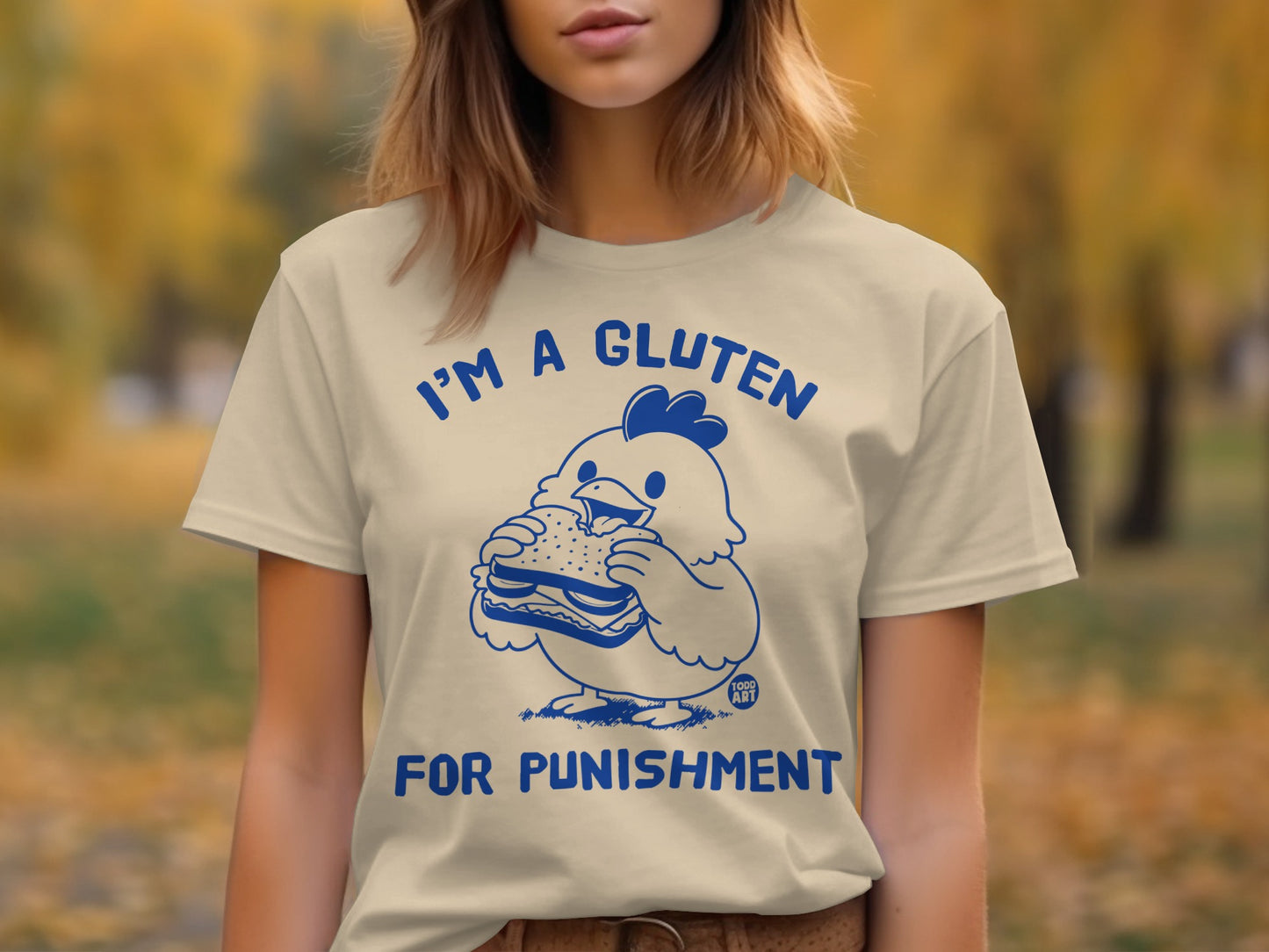 I'm A Gluten For Punishment Hilarious Pun Shirt