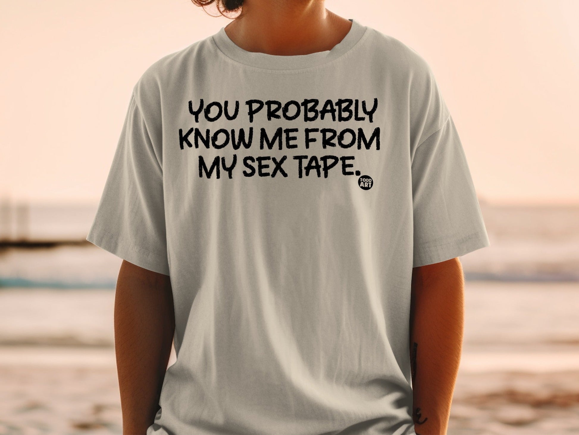 You Probably Know Me From My Sex Tape T-shirt