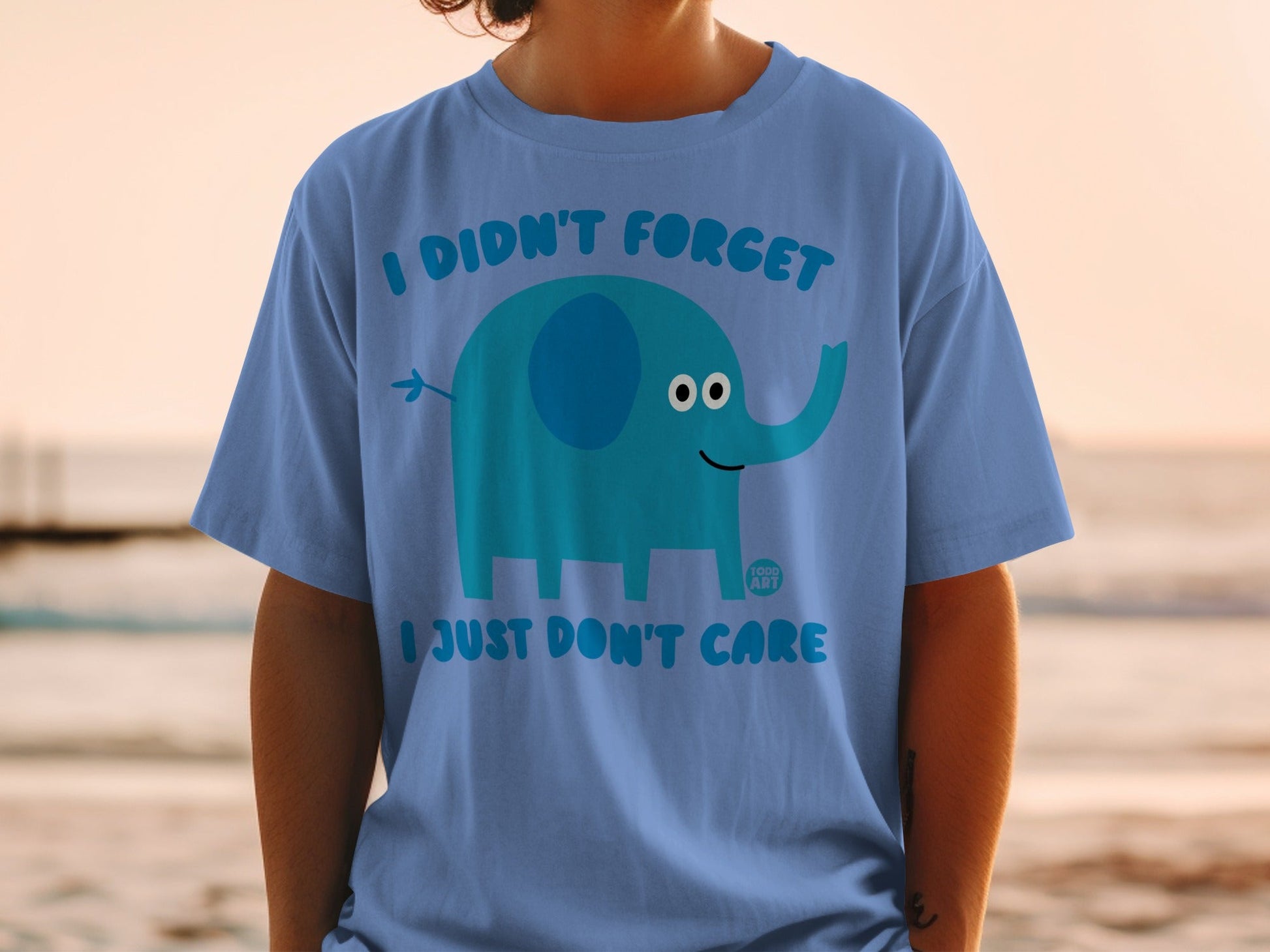 I Didn't Forget I Just Don't Care Elephant T-Shirt