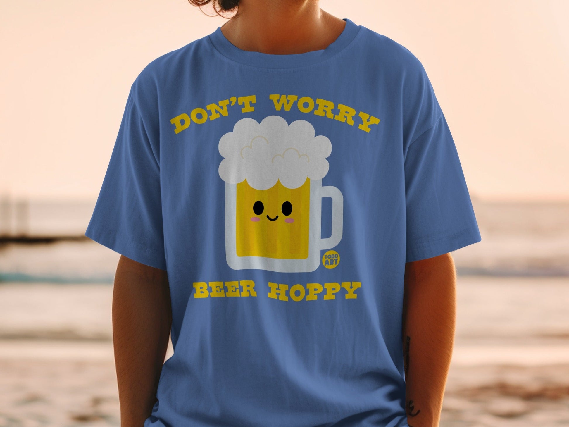 Don't Worry Beer Hoppy Graphic T-shirt