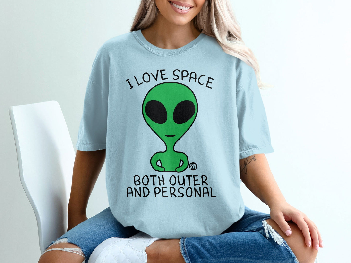 I Love Space Both Outer and Personal Alien Shirt