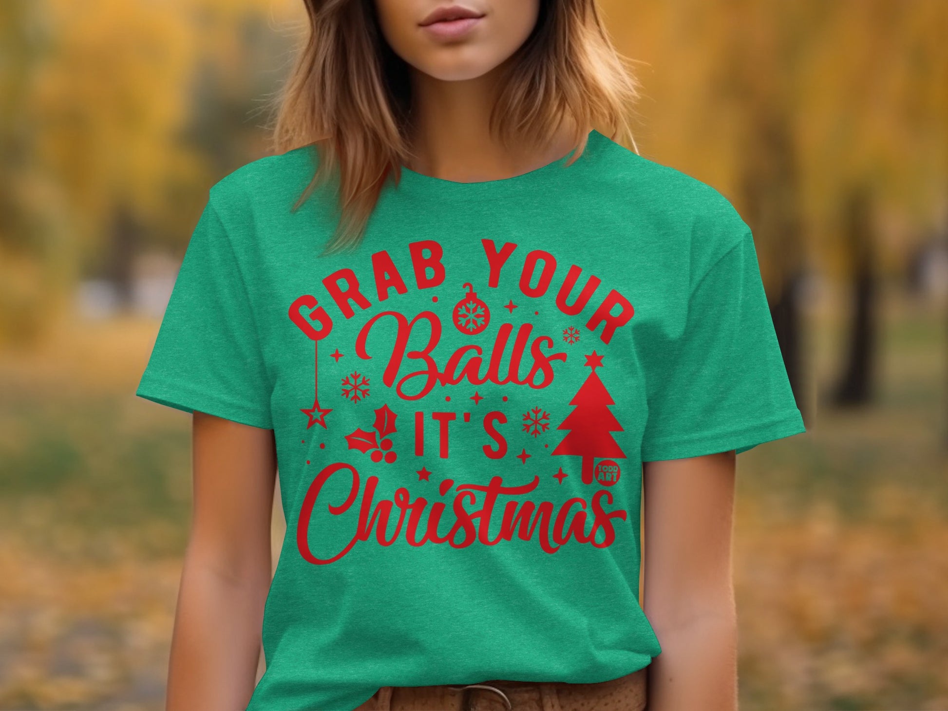 Grab Your Balls It's Christmas T-shirt