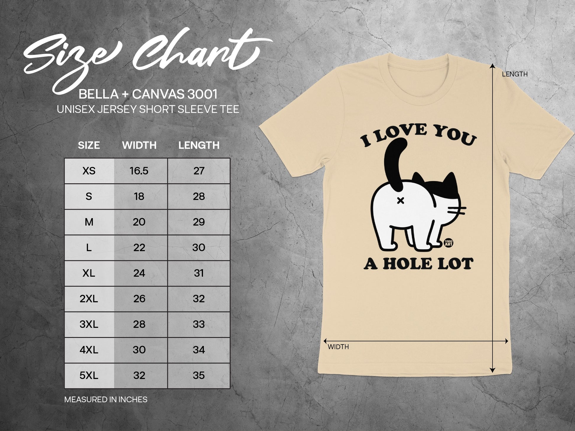 I Love You A Hole Lot Graphic Tee Unisex Short Sleeve