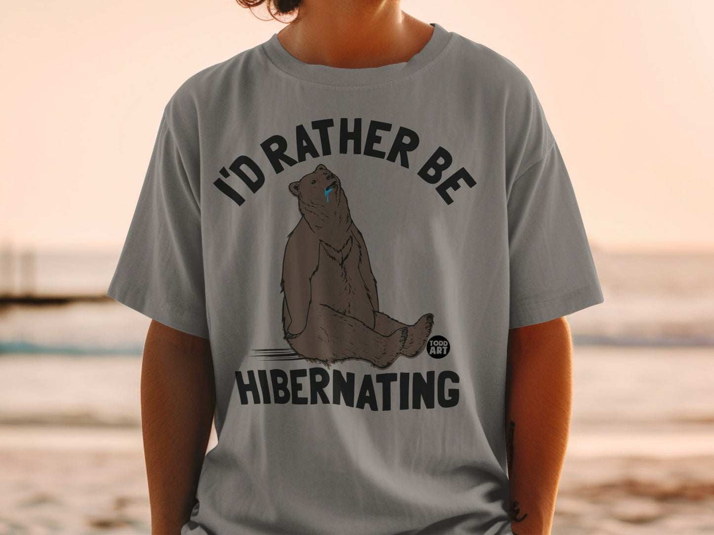 I'd Rather Be Hibernating Graphic T-Shirt