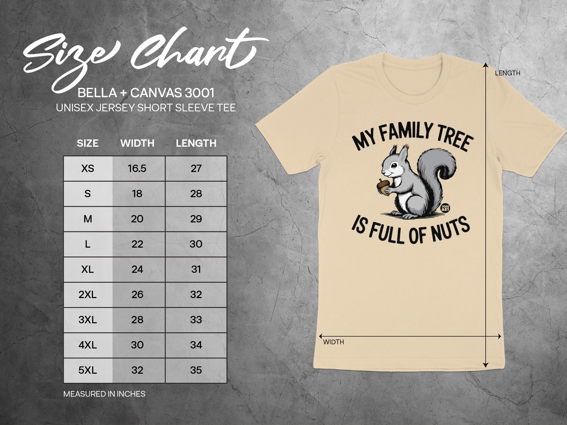 My Family Tree Is Full Of Nuts Unisex Jersey Shirt