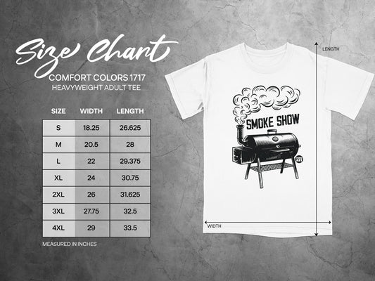 Smoke Show Barbecue Smoker Grill Graphic Adult Tee product type