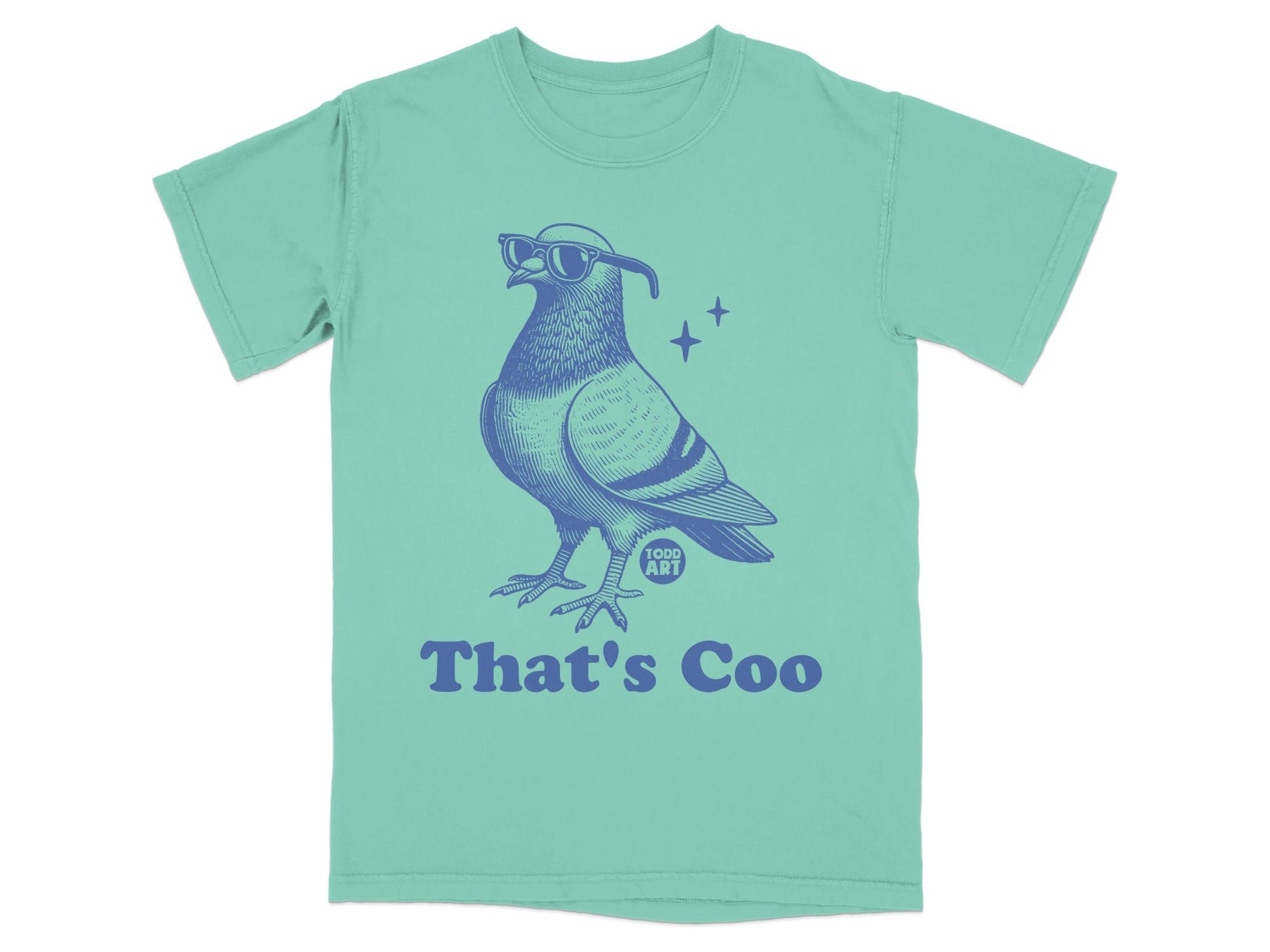 That's Coo Pigeon Wearing Sunglasses Graphic T-Shirt
