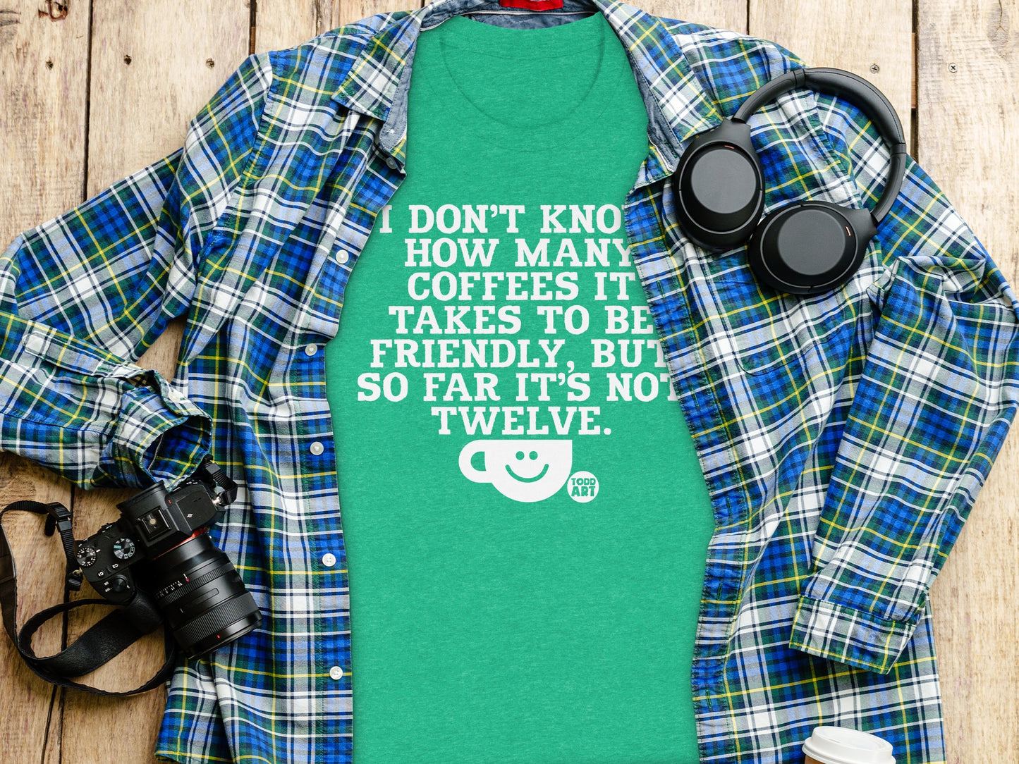I Don't Know How Many Coffees To Be Friendly Funny Shirt