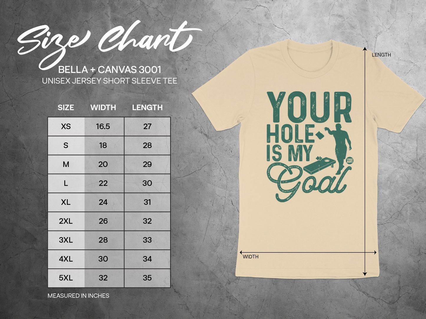Your Hole Is My Goal Short Sleeve Tee