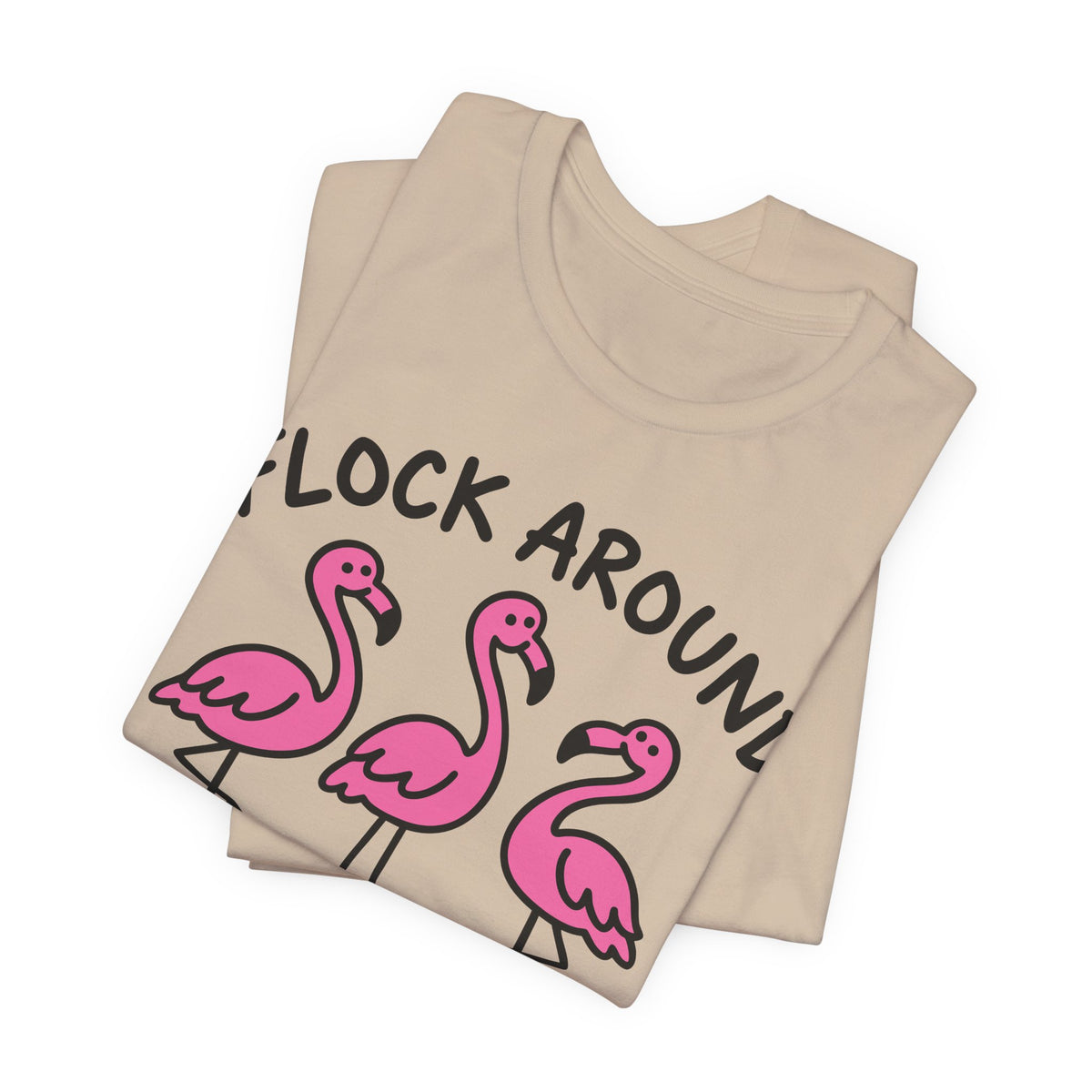 flock-around-flamingos