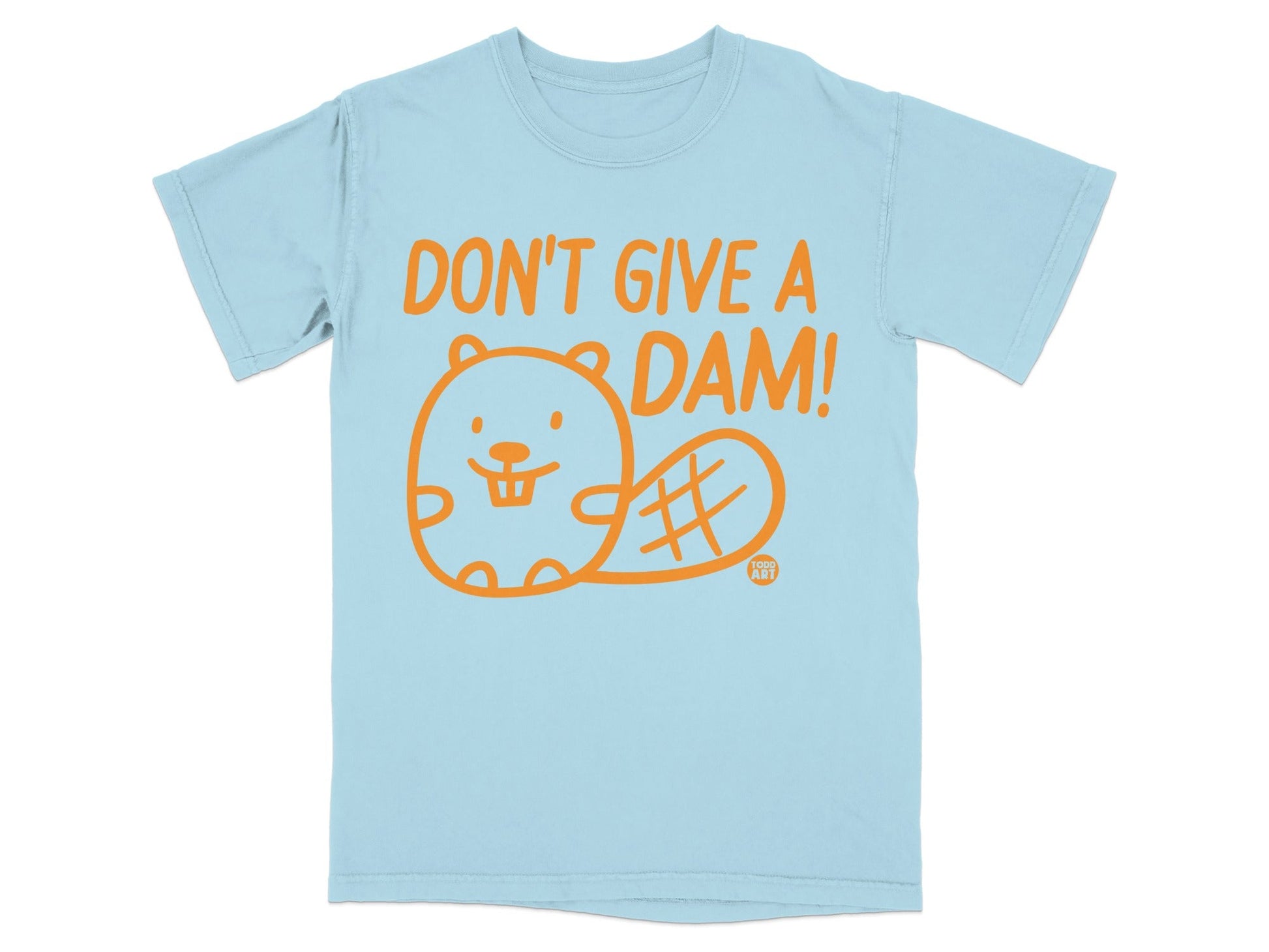 Don't Give a Dam Beaver Graphic Funny T-Shirt