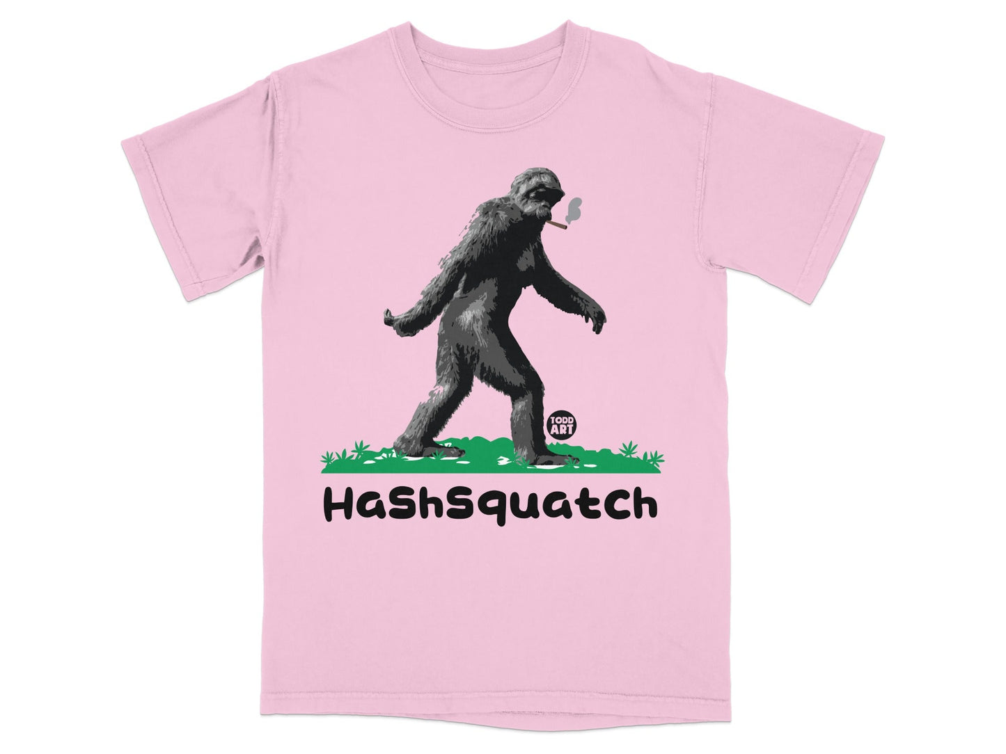 HashSquatch Smoke Graphic Short Sleeve T-Shirt