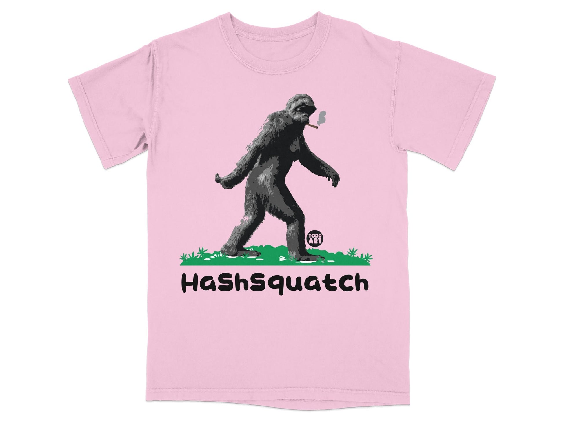 HashSquatch Smoke Graphic Short Sleeve T-Shirt