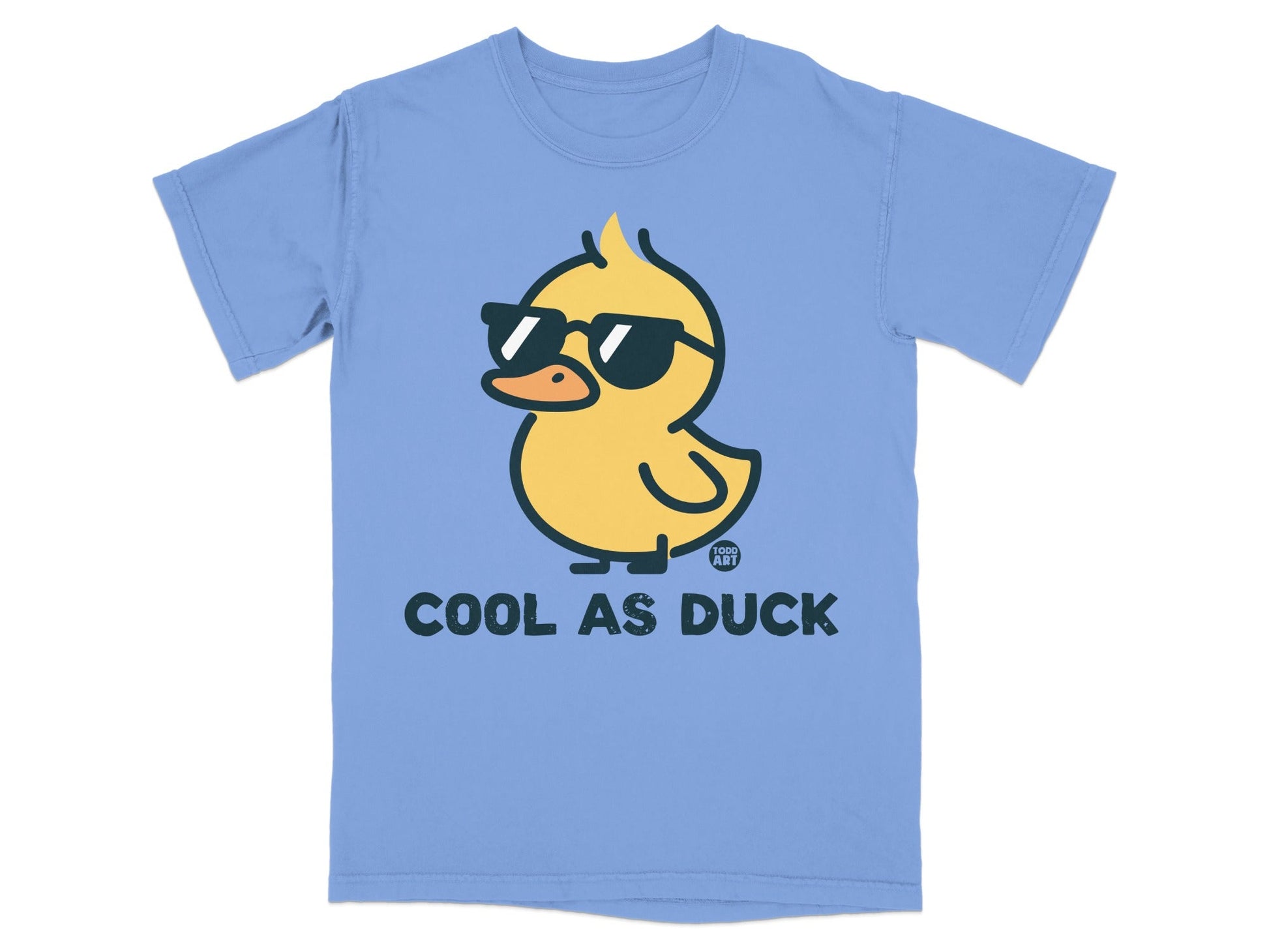 Cool as Duck Cartoon Duck Graphic T-Shirt