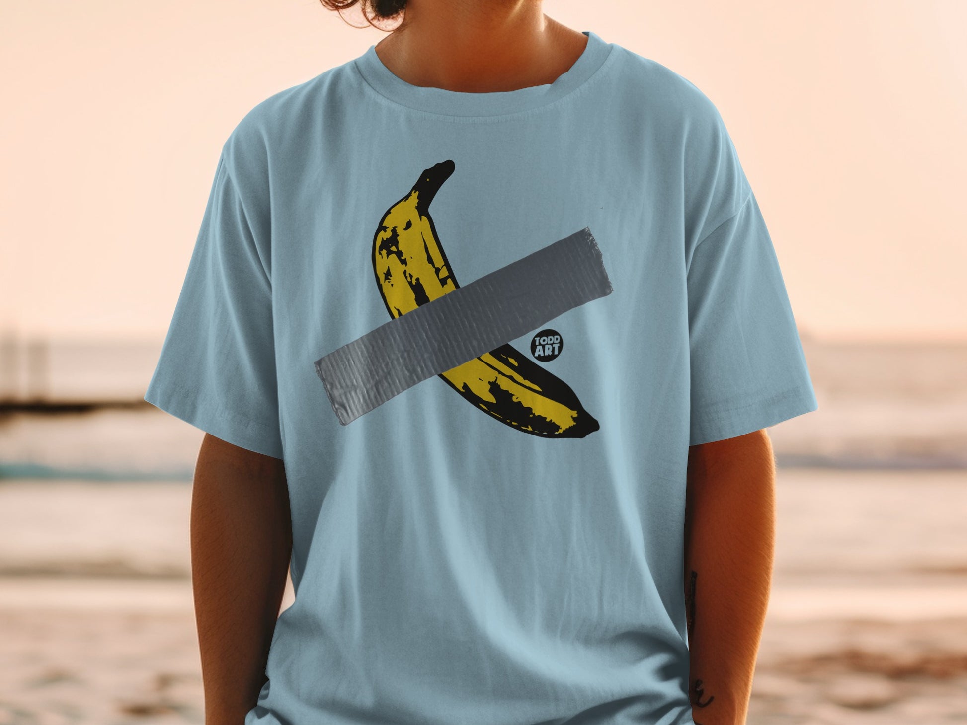 Todd Art Blue Banana Duct Tape Design Unique product type