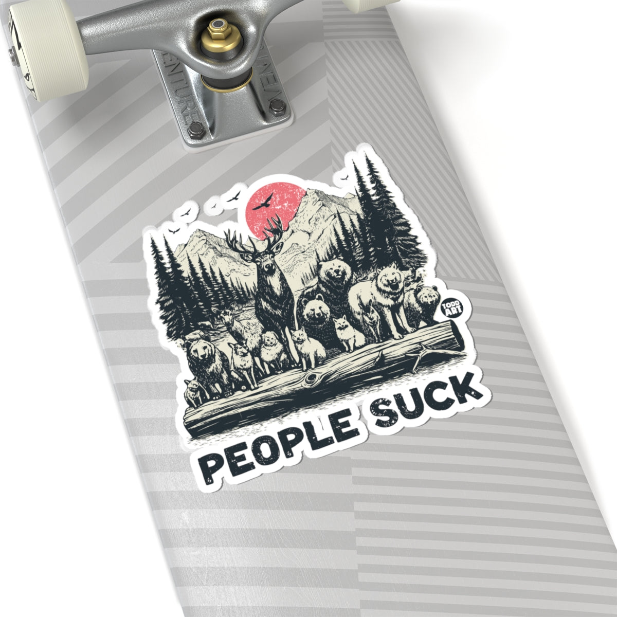 Wild GatheringTodd Art Sticker