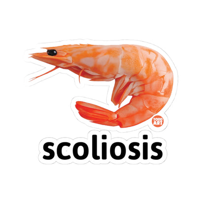 Scoliosis Todd Art Sticker