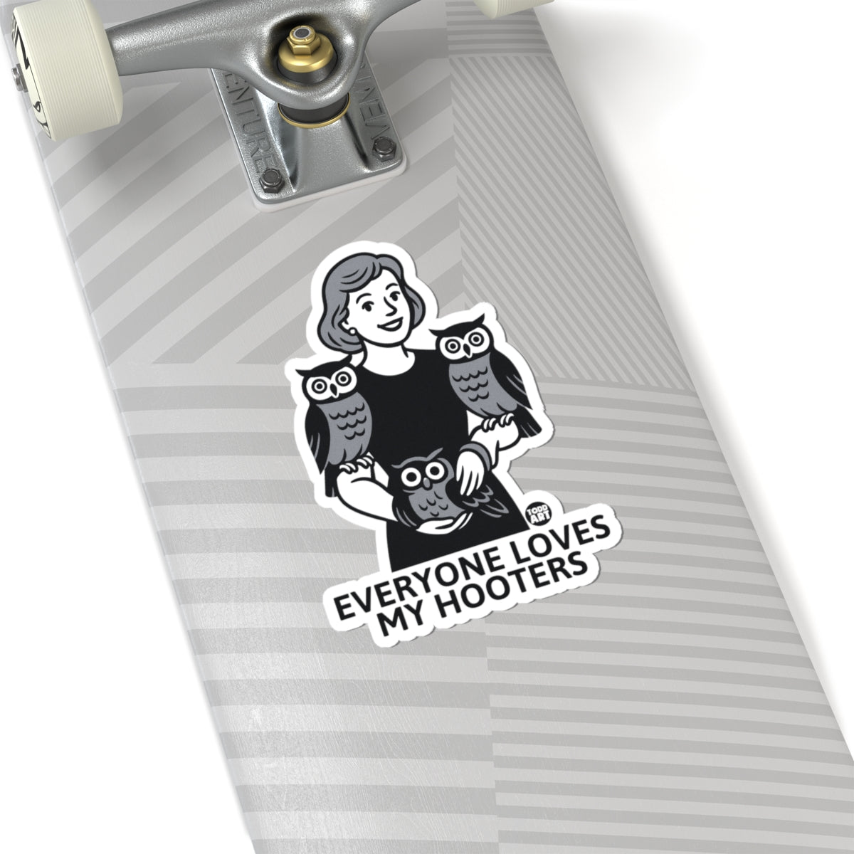 Owl LadyTodd Art Sticker