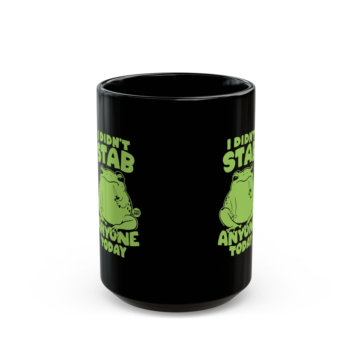 Frog With Knives Todd Art Mug
