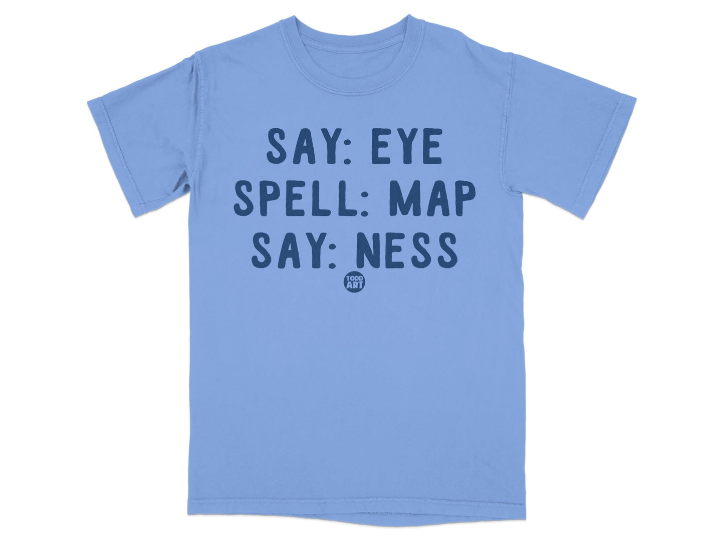 Say Eye Spell Map Ness Graphic Tee