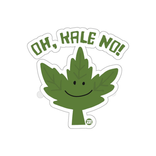 Oh Kale No Humorous Leaf Sticker