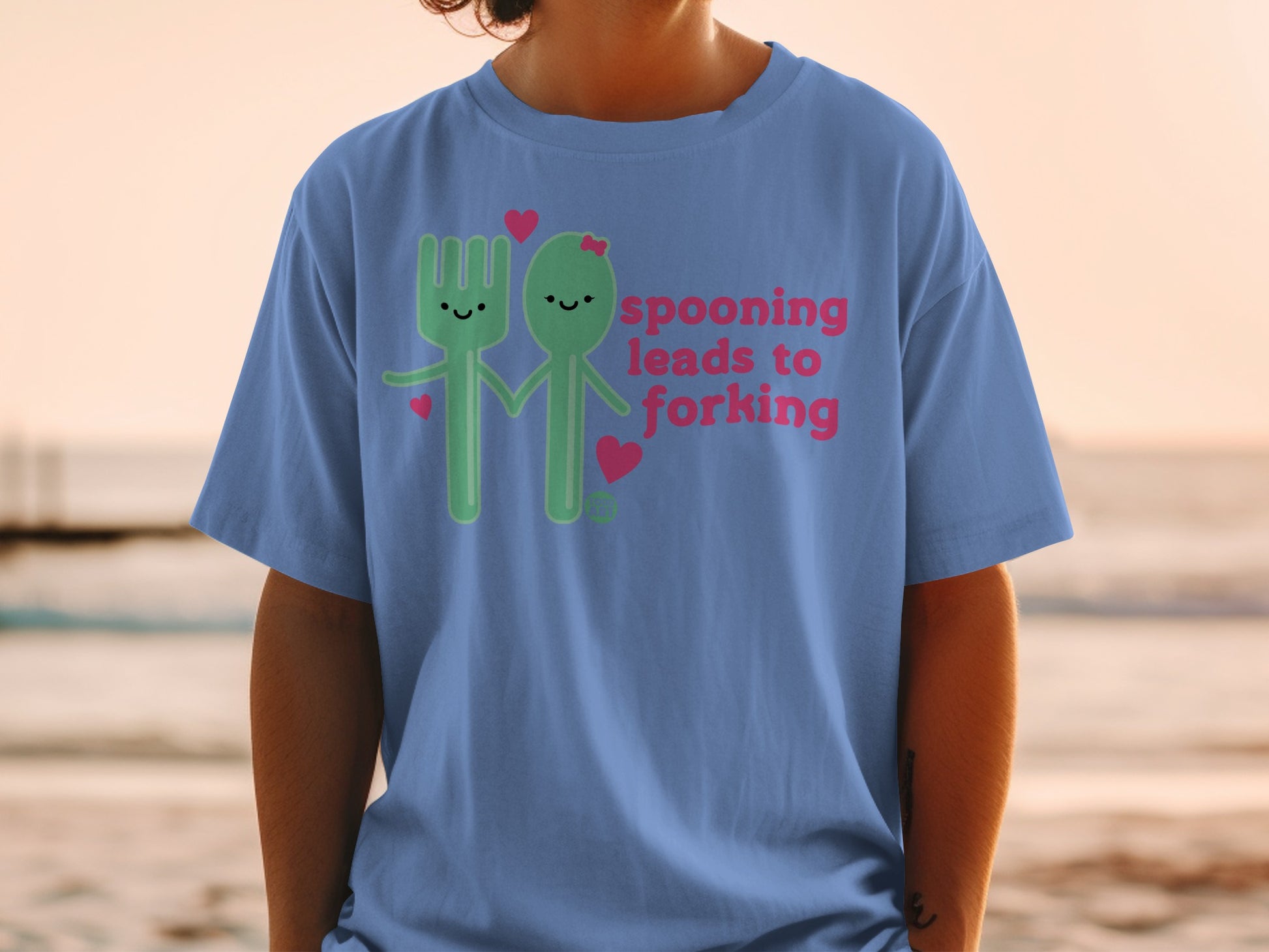 Spooning Leads To Forking Funny Utensil Couple product type
