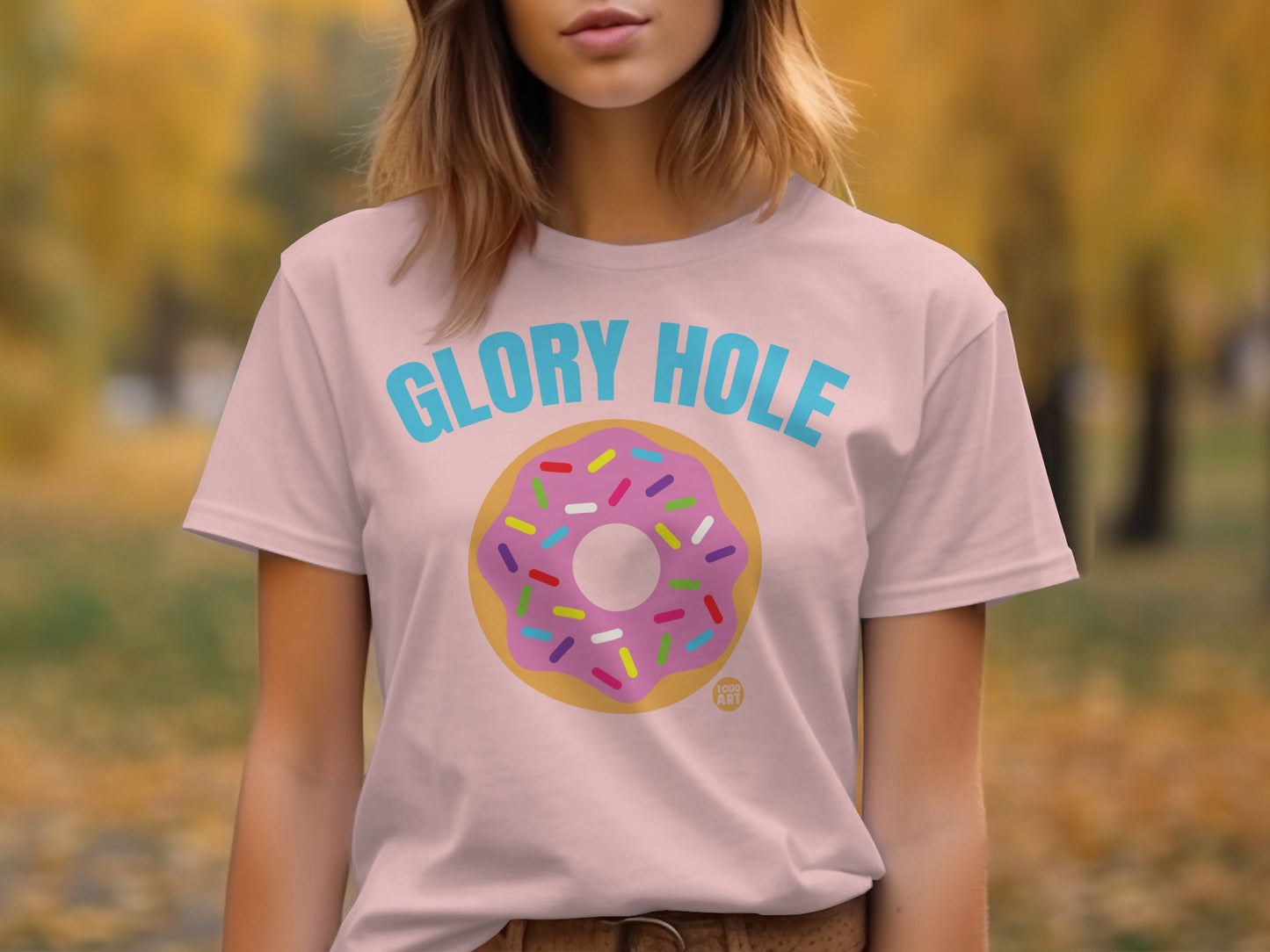 GLORY HOLE Donut Sprinkles Shirt Fun Graphic T-shirt