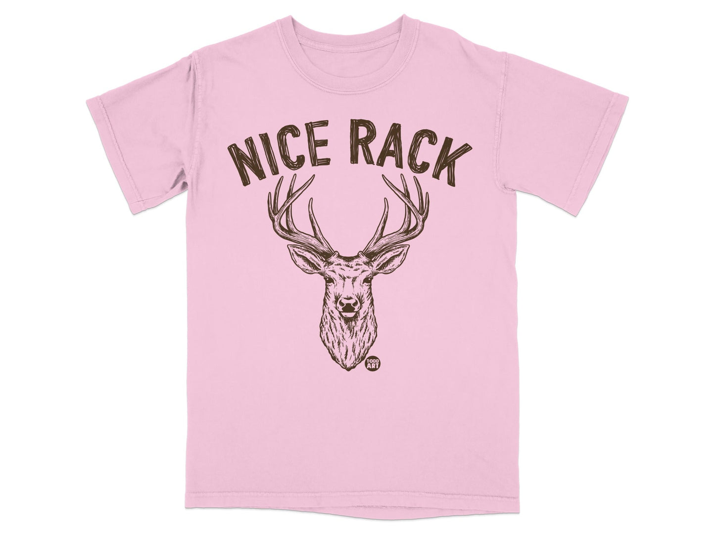 Nice Rack Deer Graphic Design T-shirt