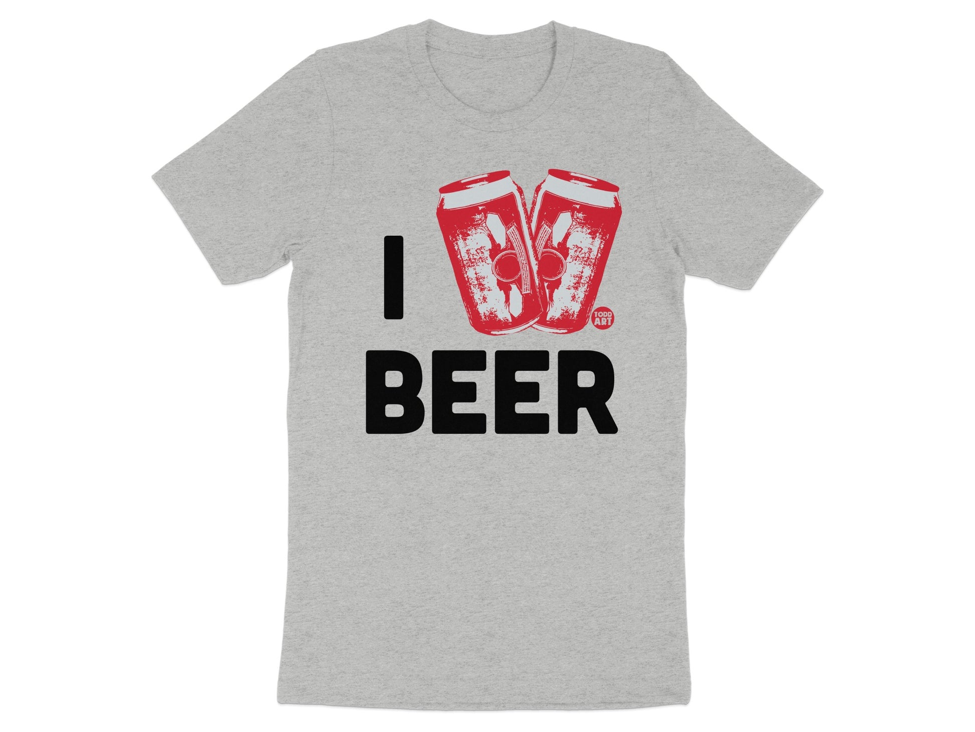 Fun Graphic I Love Beer T-Shirt for Drink Enthusiasts