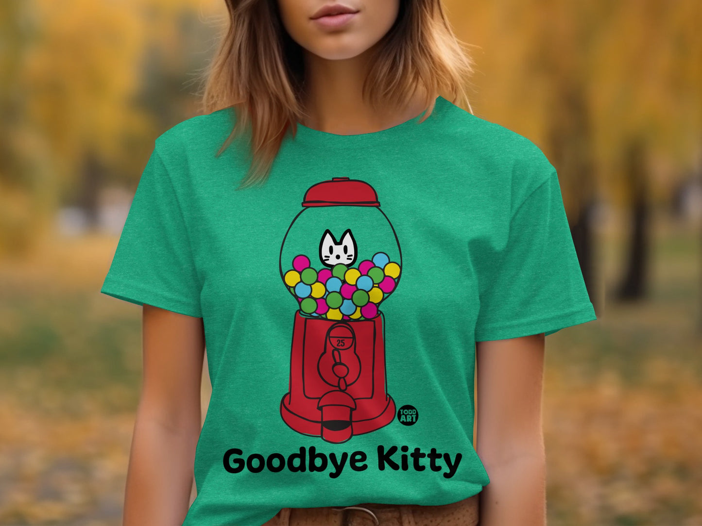 Goodbye Kitty Fun Graphic T-Shirt for Cat Lovers
