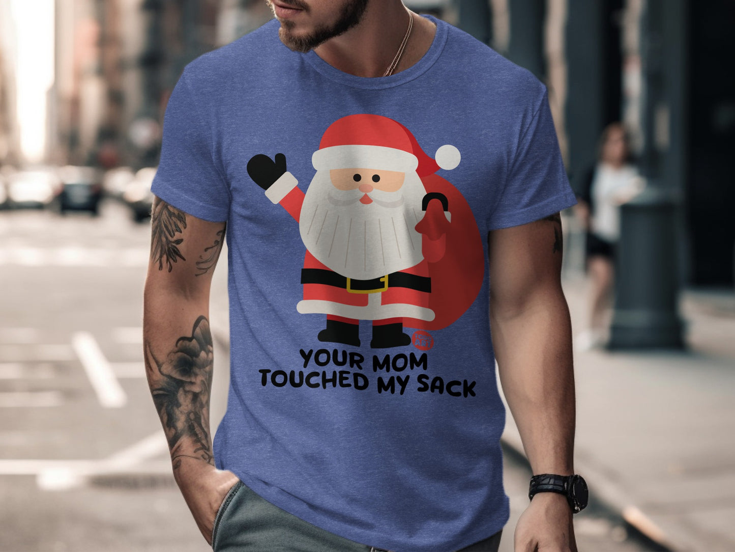 Your Mom Touched My Sack Funny Christmas Shirt
