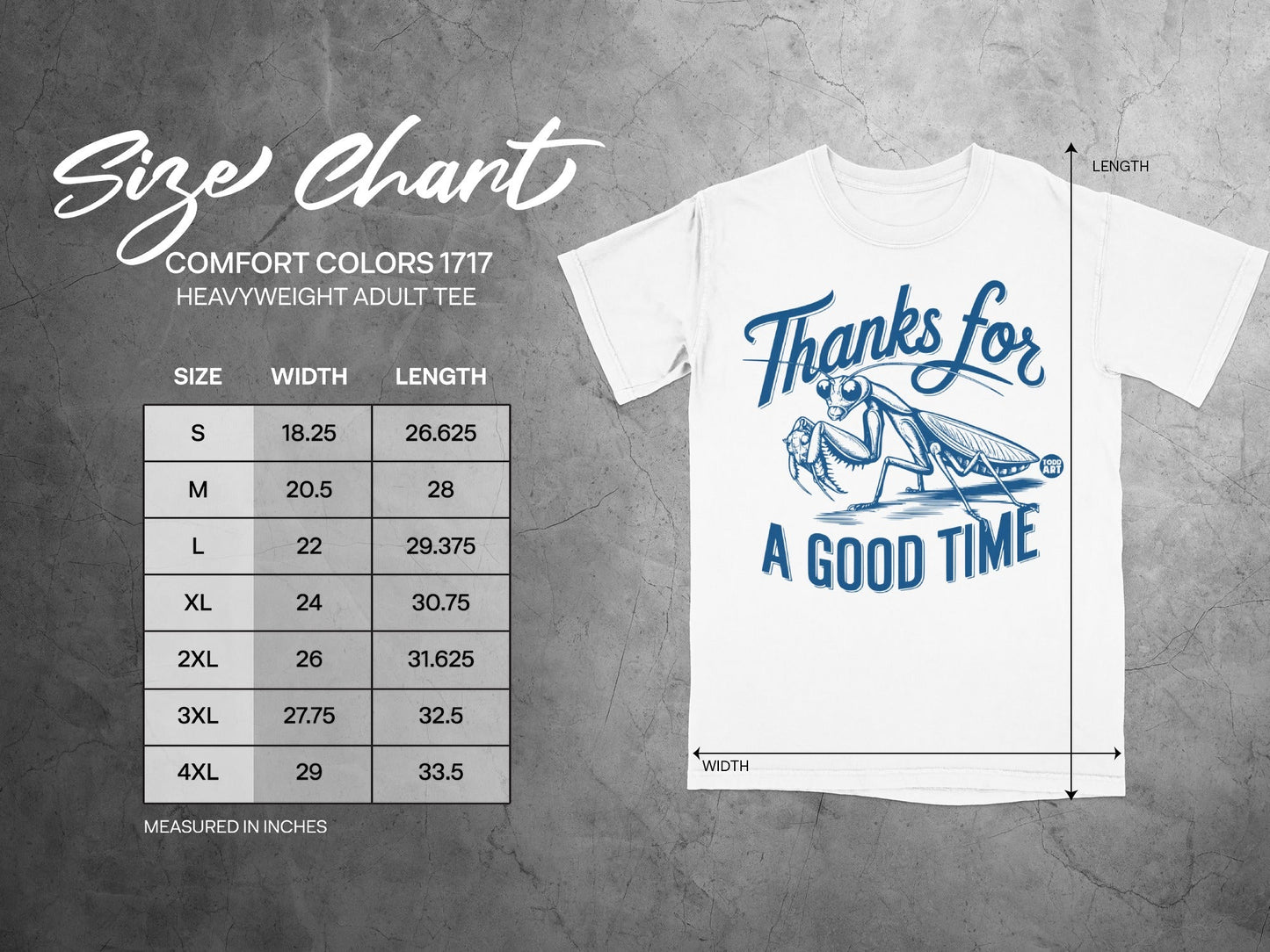 Thanks For A Good Time Graphic Print Tee