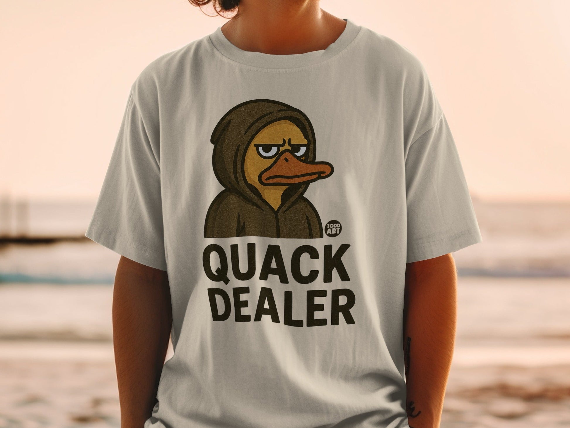 Quack Dealer Hoodie Duck Funny Graphic Tee Shirt