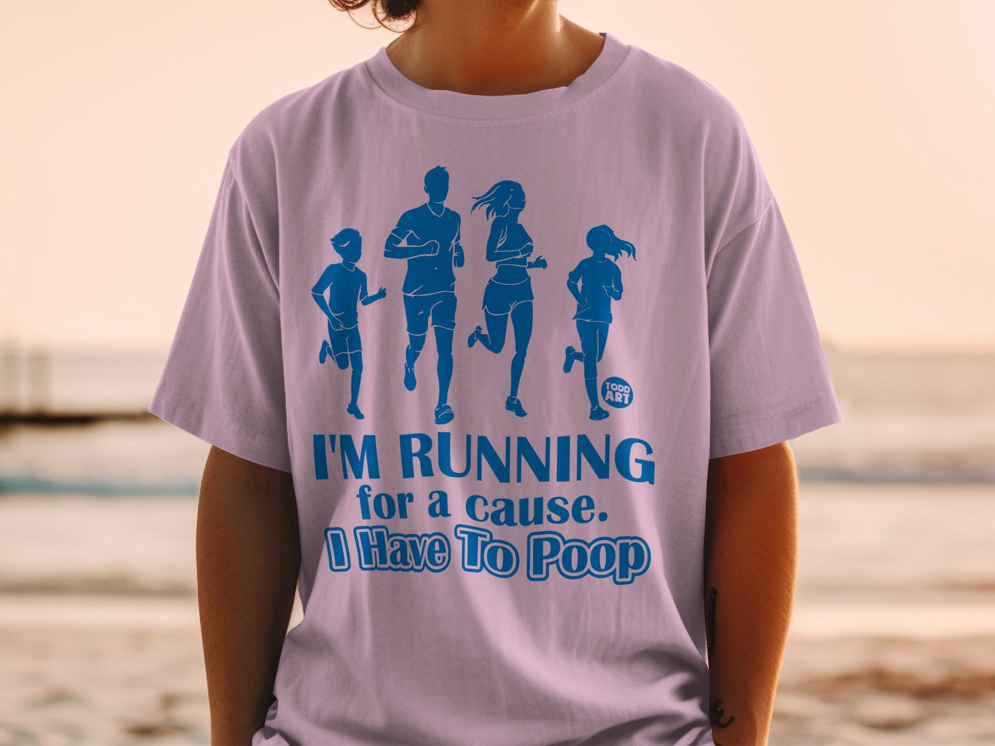 Running For A Cause I Have To Poop Funny Slogan product type