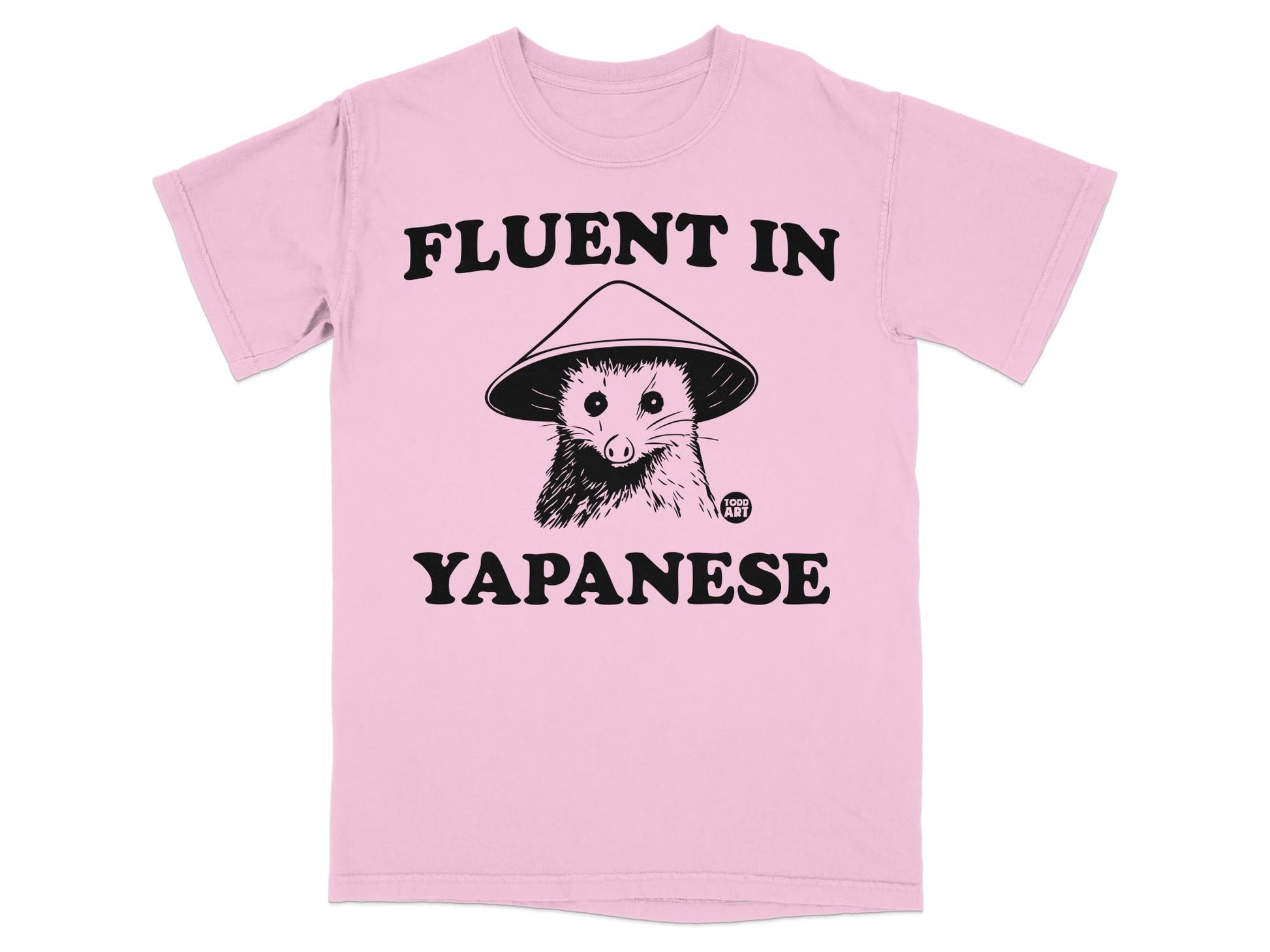 Fluent in Yapanese Cute Possum Graphic T-Shirt