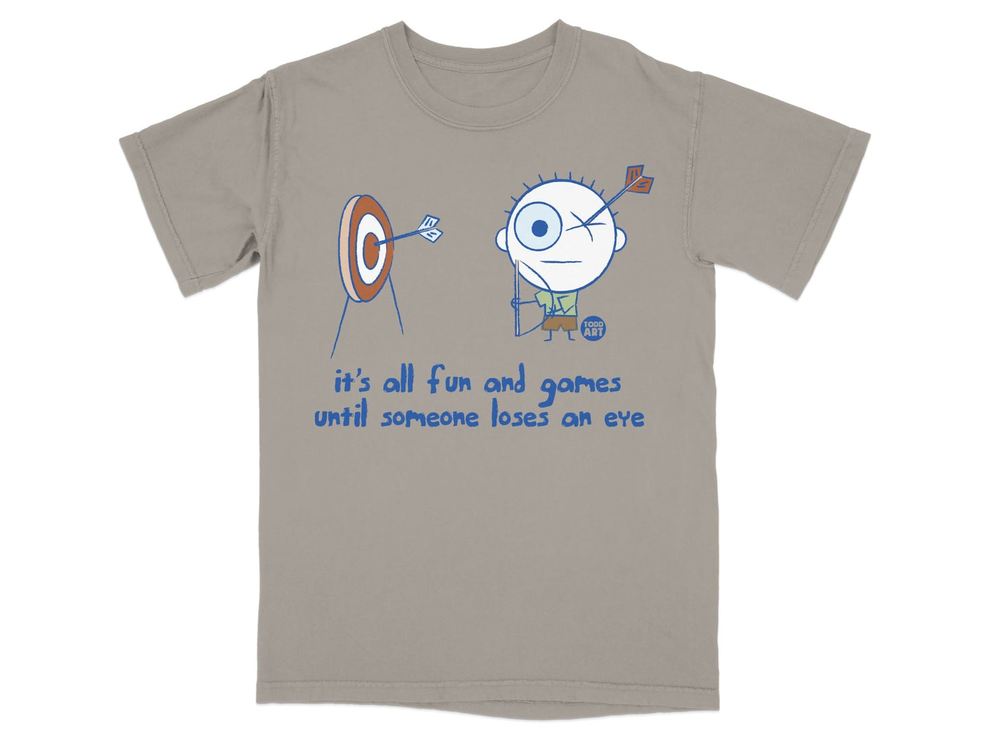 Funny Archery Graphic 'All Fun and Games' T-Shirt