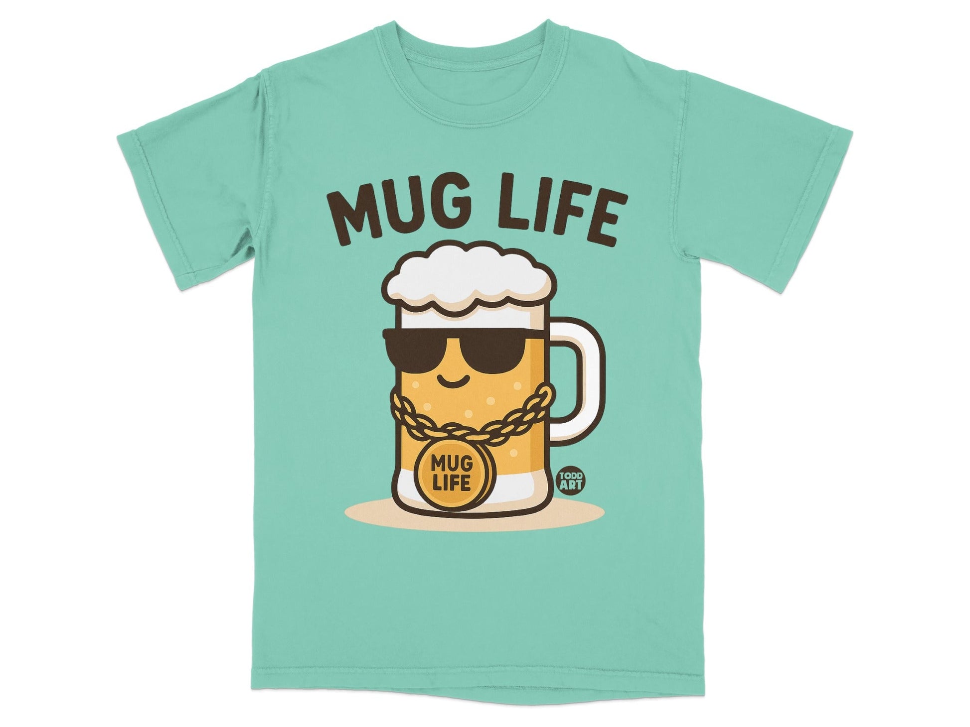 Mug Life Cool Beer Mug Graphic T-Shirt